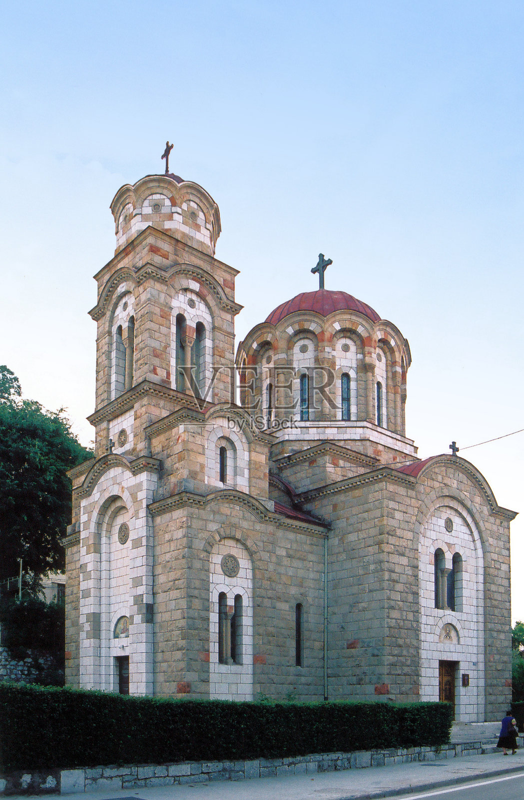 克罗地亚克宁的圣母代祷教堂照片摄影图片