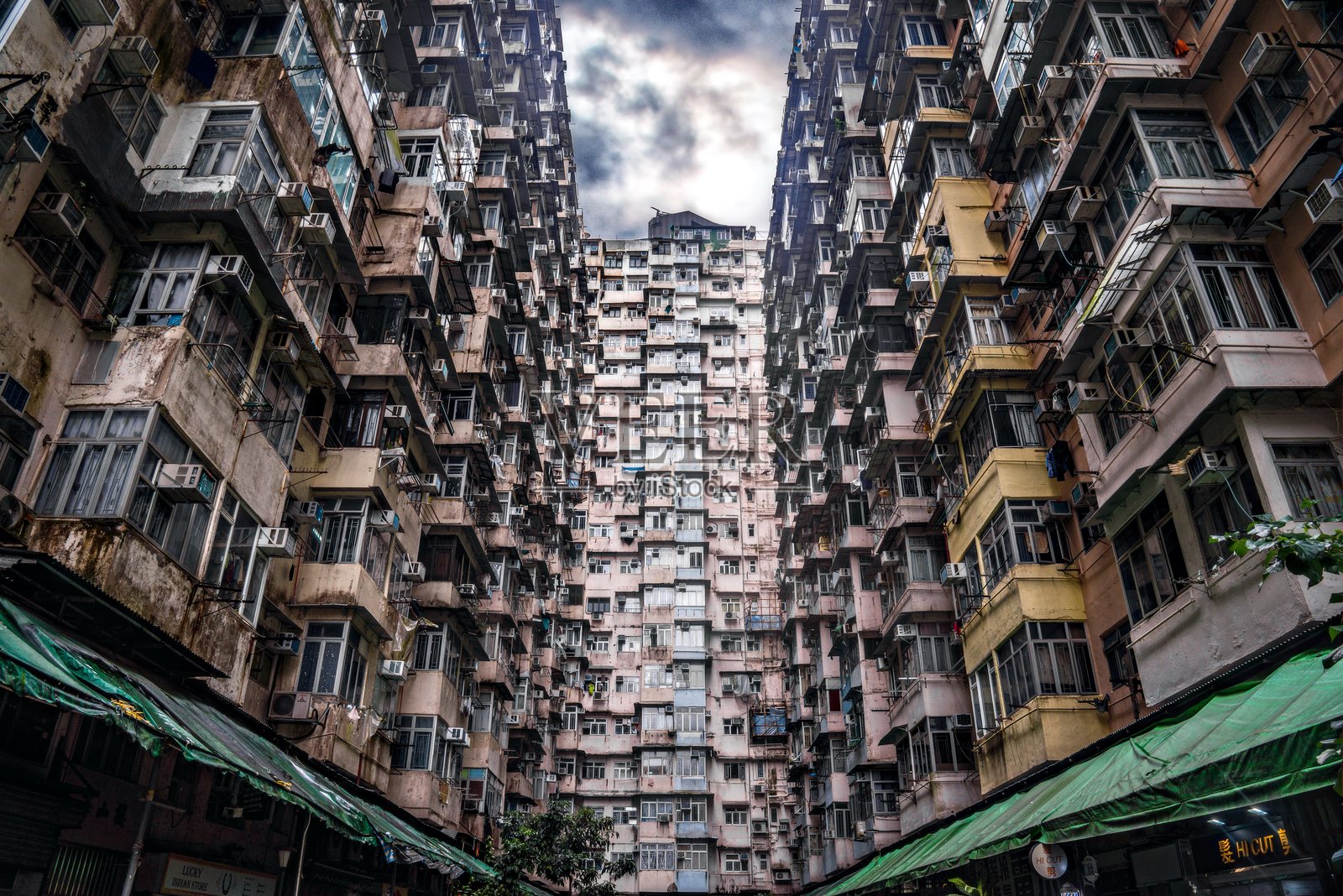 香港密集的建筑物照片摄影图片