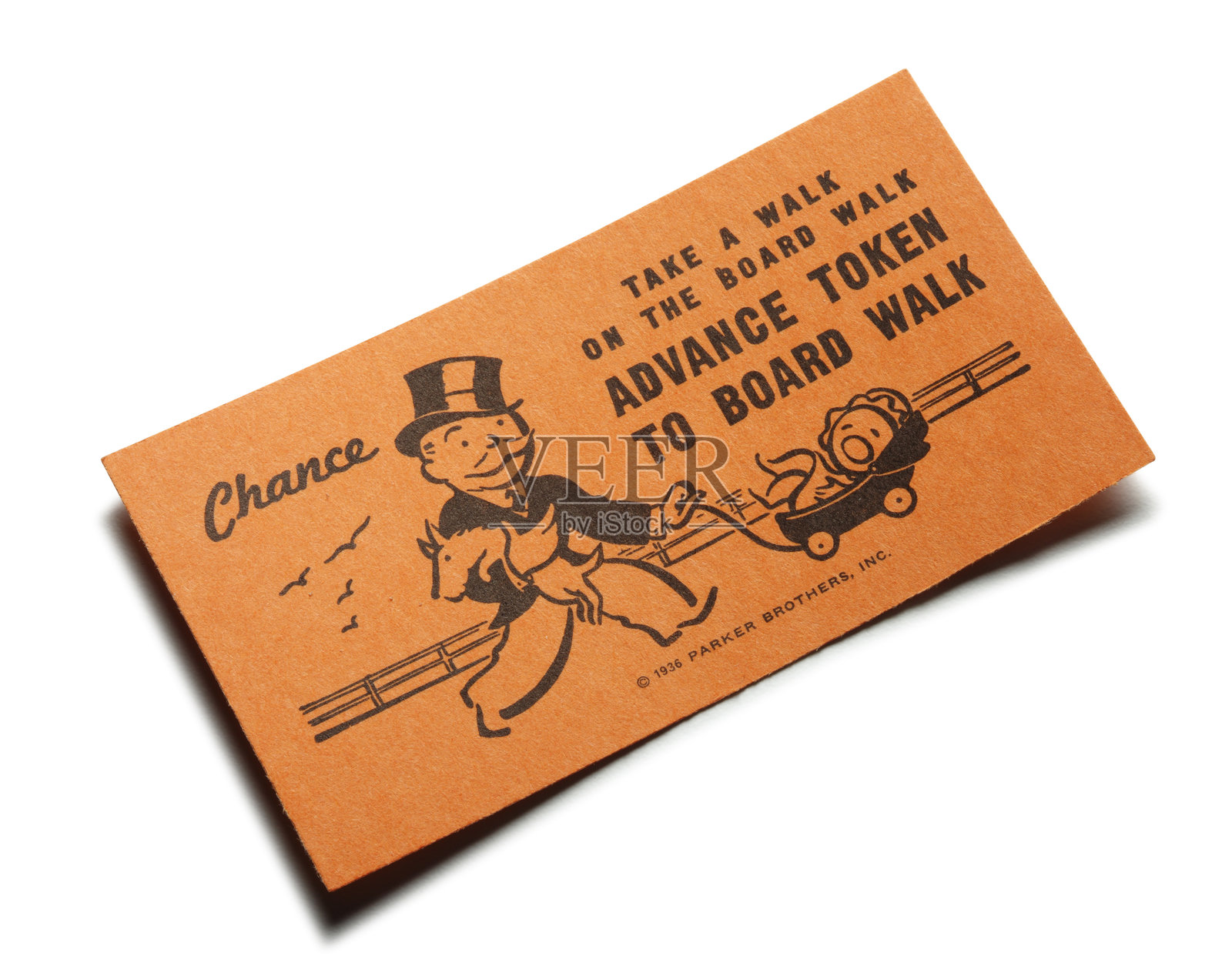 前往木板路的预付令牌照片摄影图片