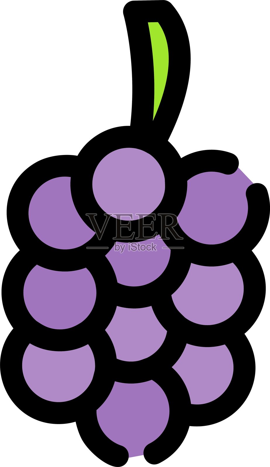 葡萄图标插画图片素材