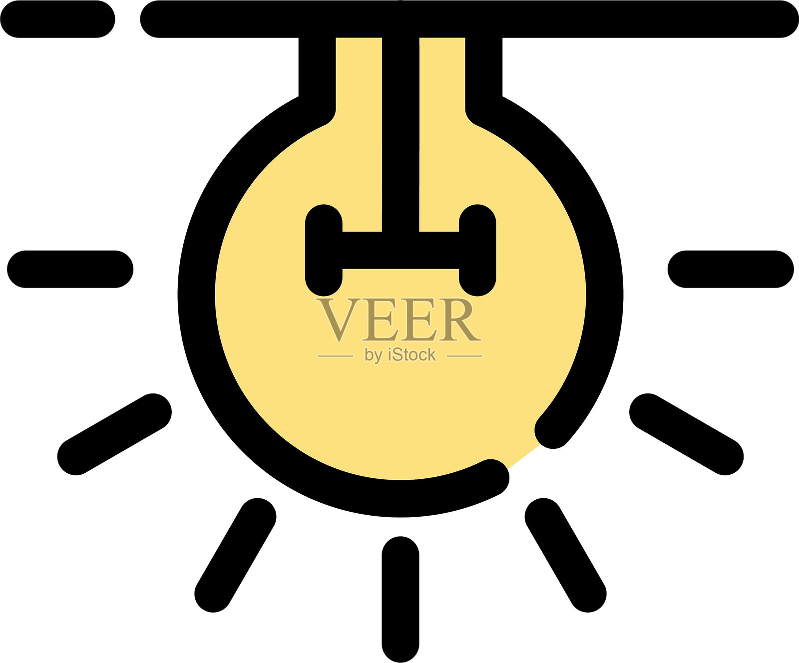 灯泡图标插画图片素材