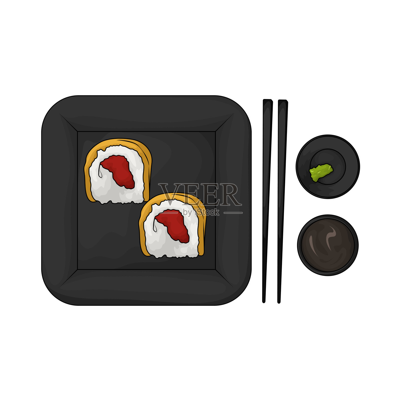 寿司插画图片素材