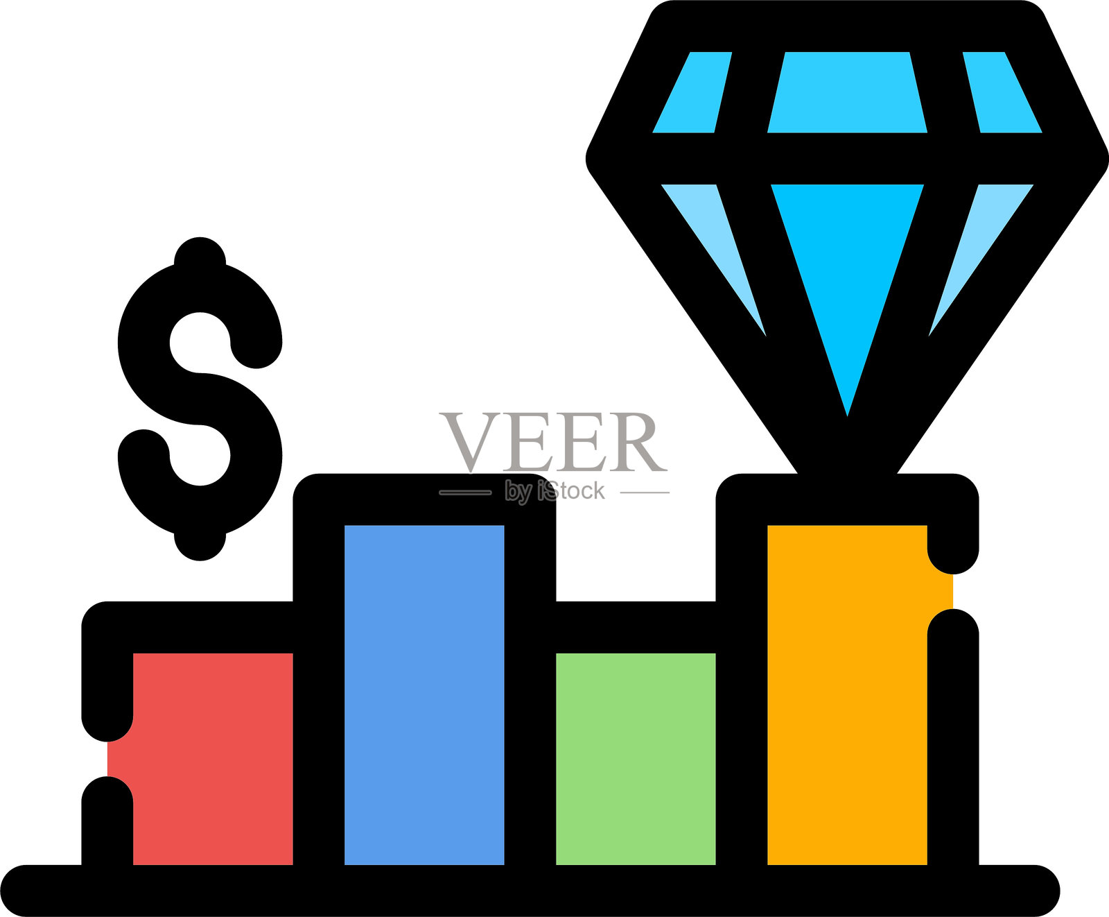 值图标插画图片素材