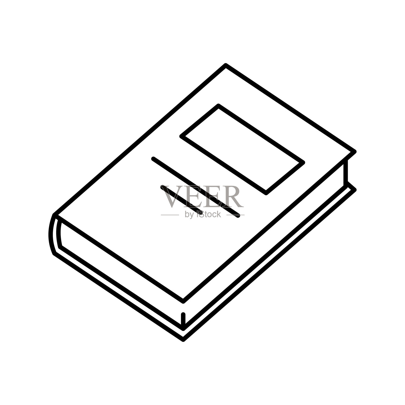 书的图标。插画图片素材