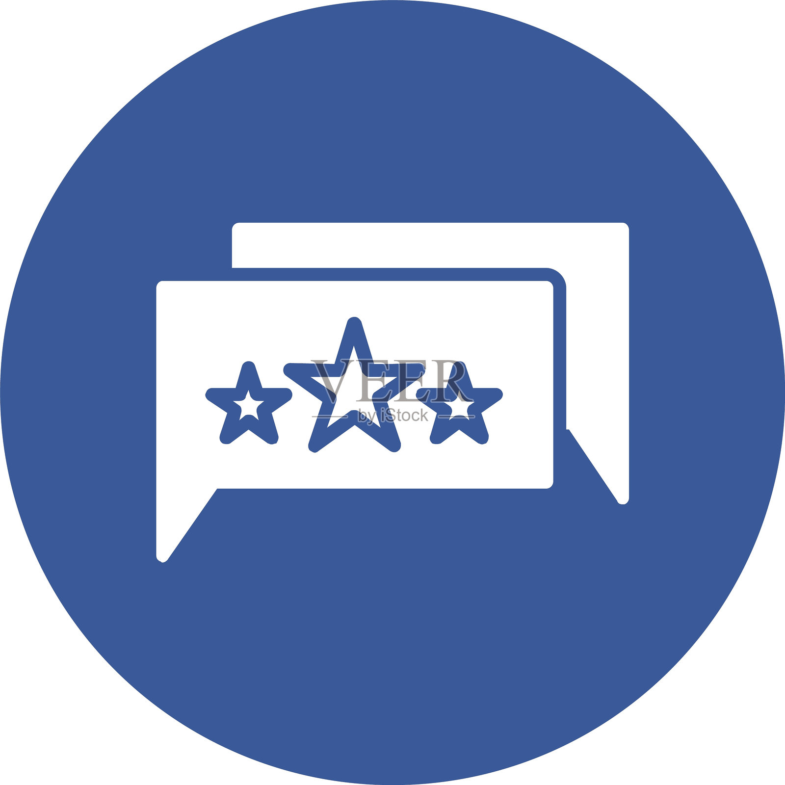 评级象形文字圆圈图标插画图片素材