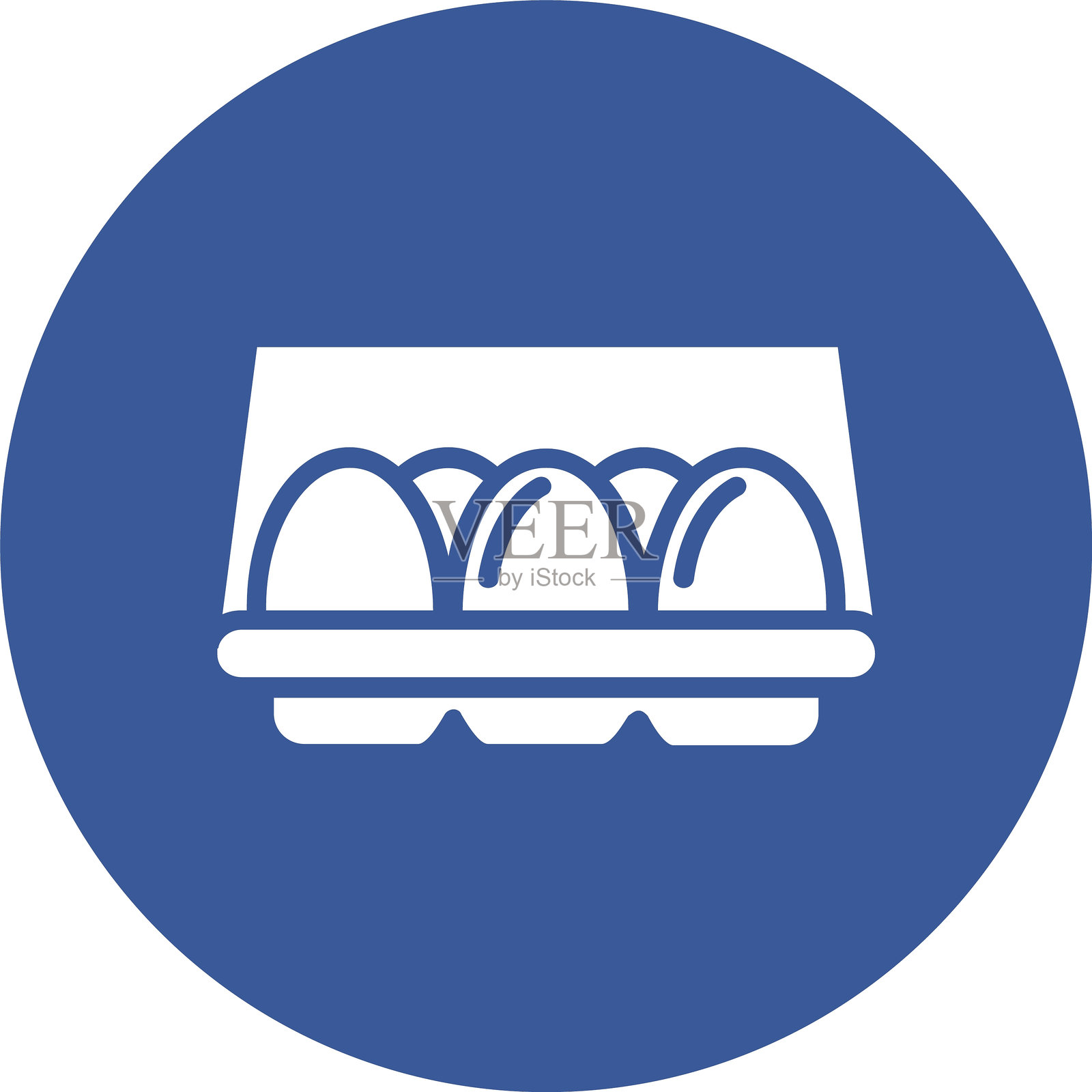 蛋雕圆形图标插画图片素材