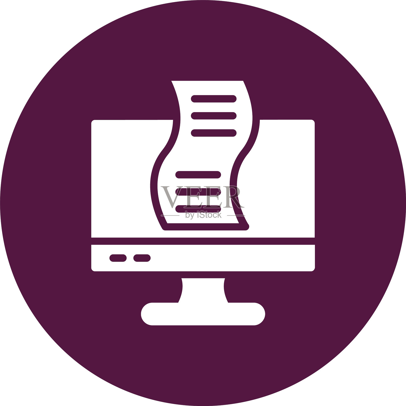 列表字形圆圈图标插画图片素材