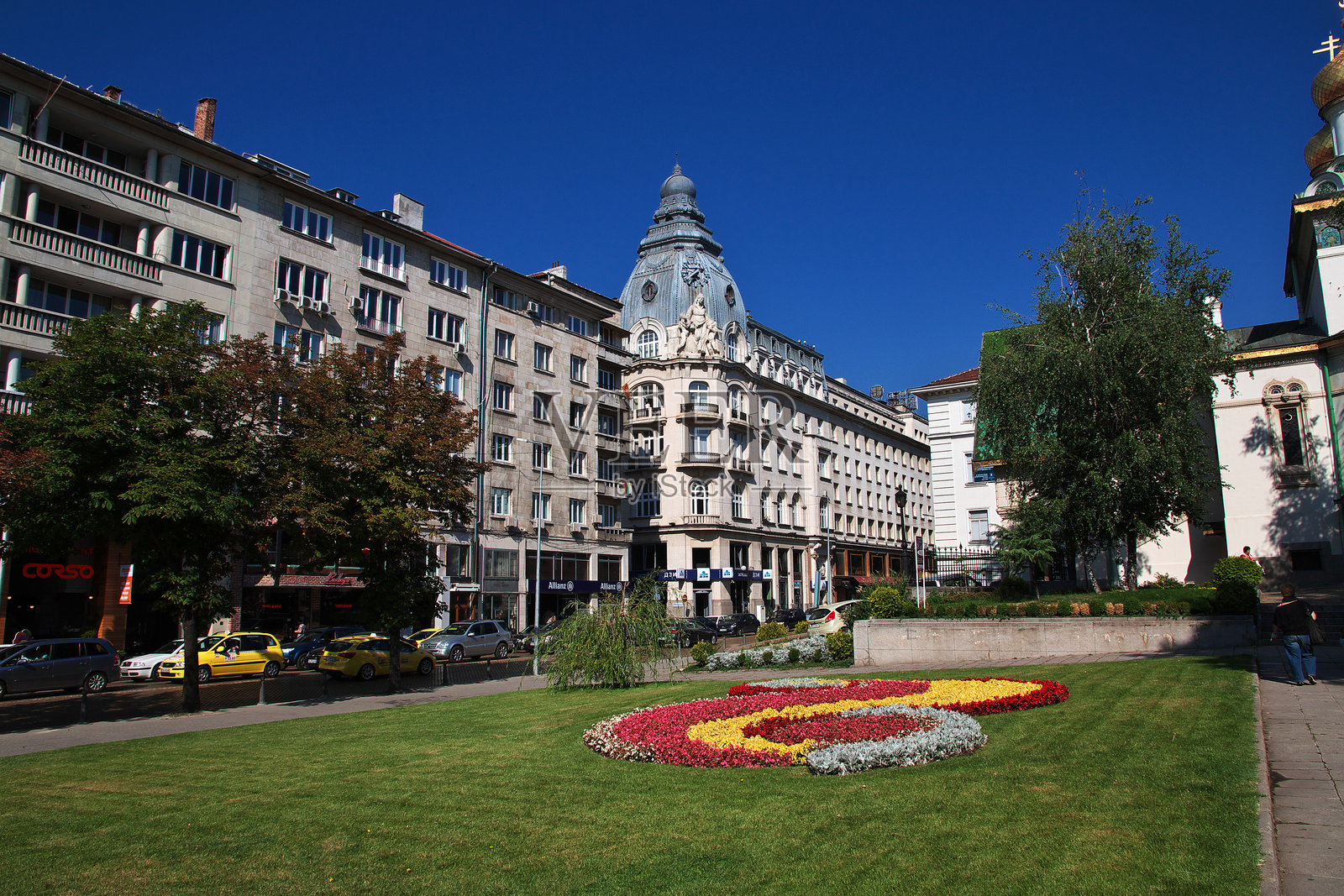 保加利亚索非亚的老房子照片摄影图片