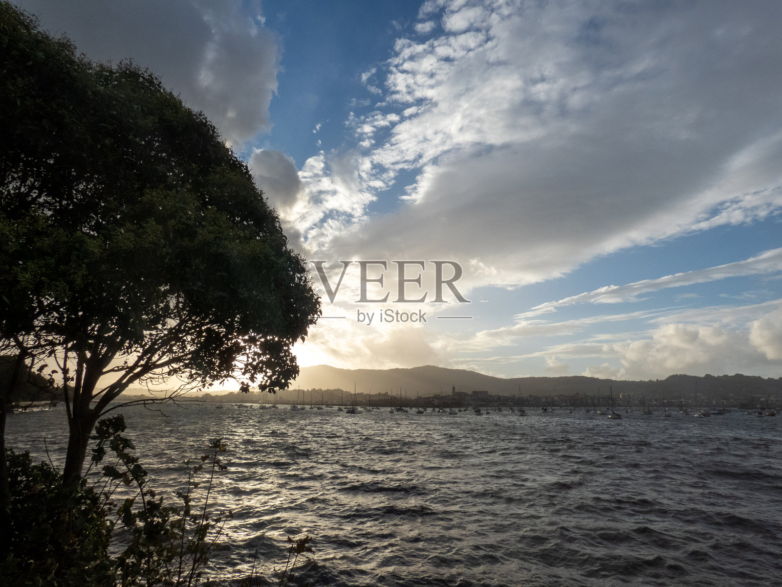 法国的亨代海滩照片摄影图片