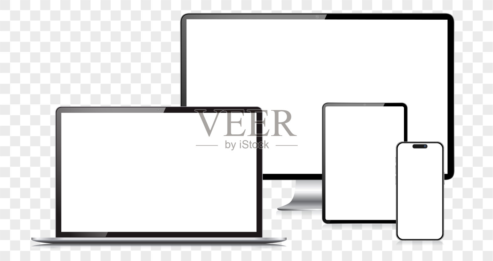 响应式网页设计。每股收益10插画图片素材