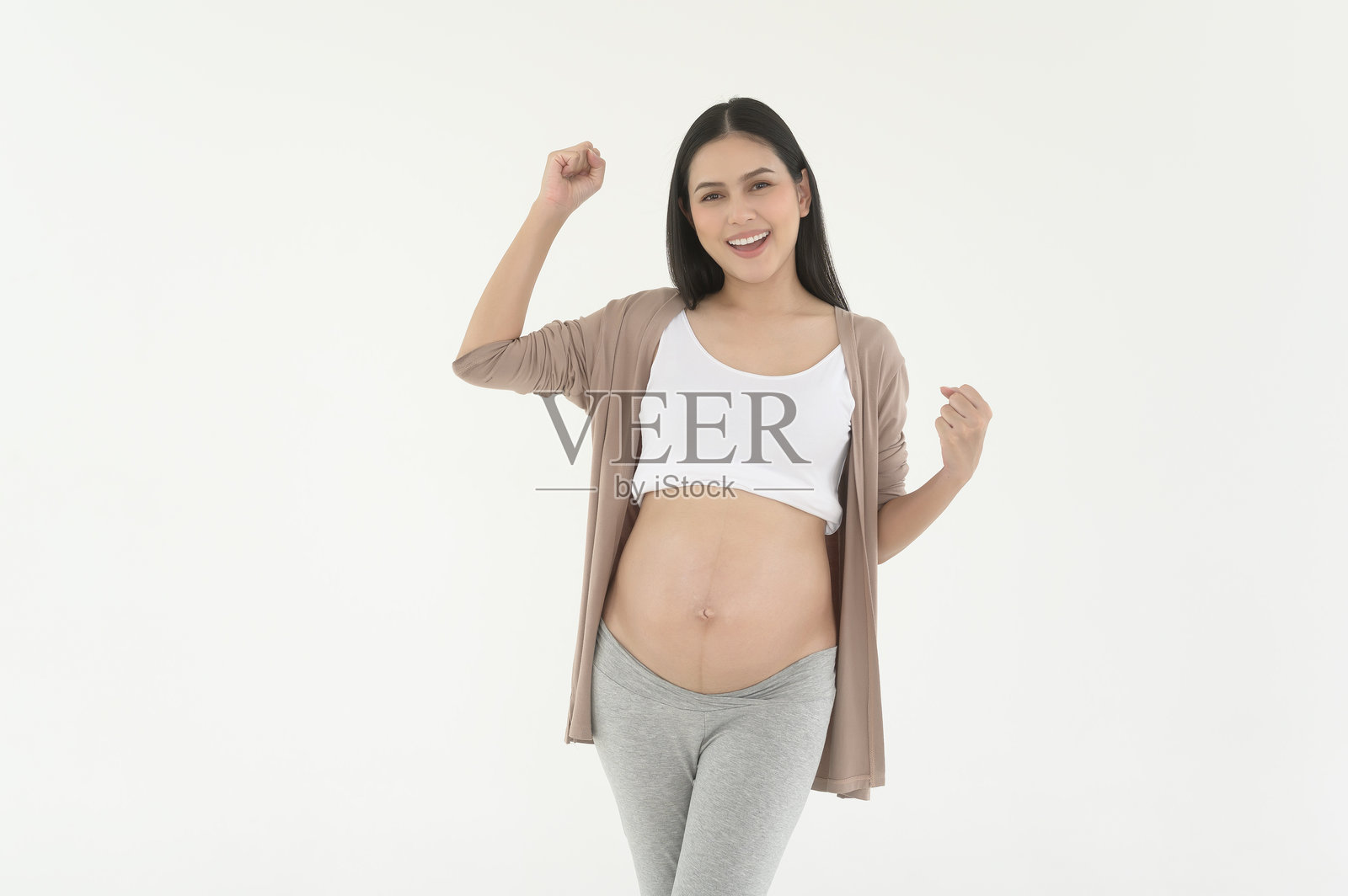 美丽孕妇肖像孕妇概念照片摄影图片