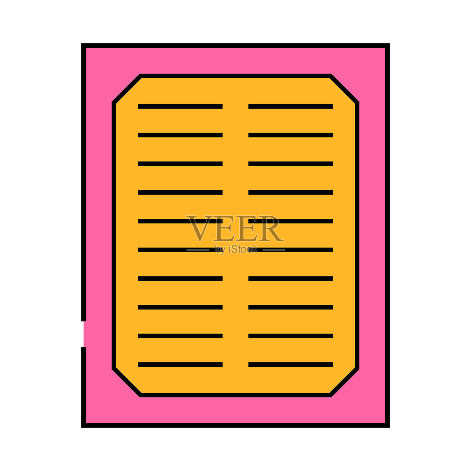 过滤器空气净化器部分图标彩色说明插画图片素材