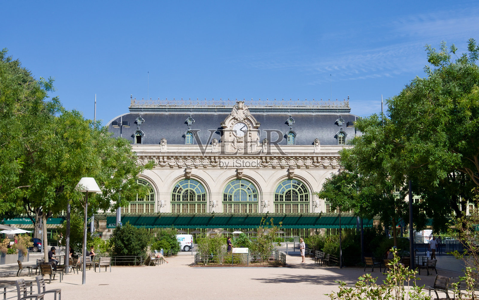 法国著名火车站照片摄影图片