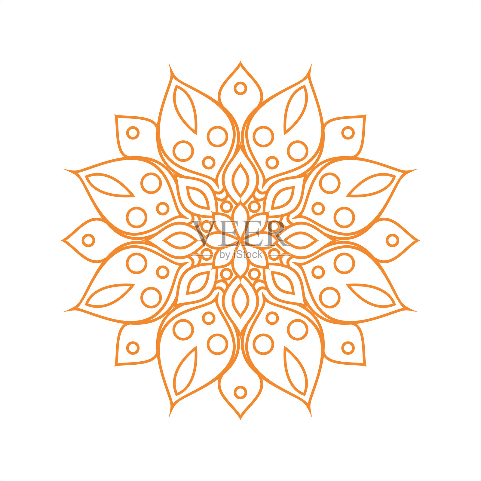 大纲曼荼罗插画图片素材