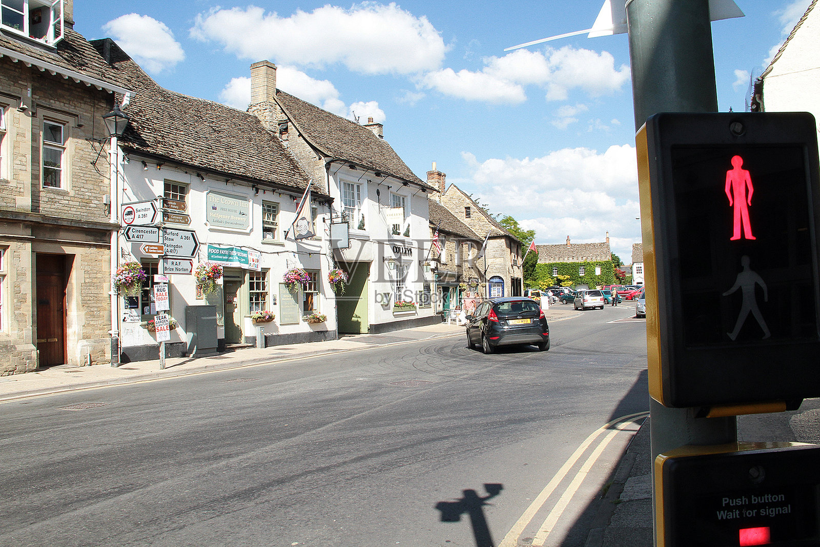格洛斯特郡莱克莱德的高街照片摄影图片