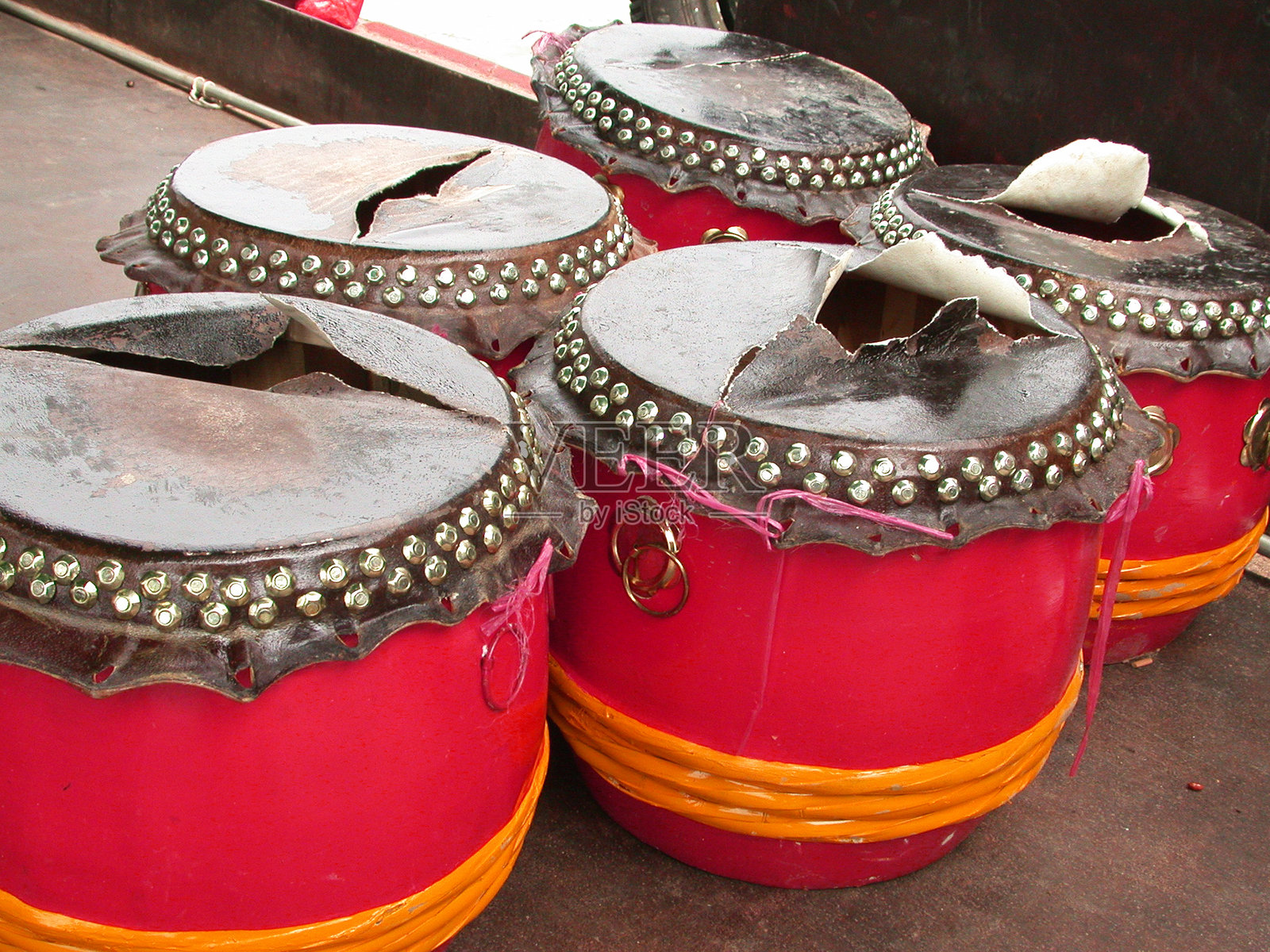 破碎的鼓照片摄影图片