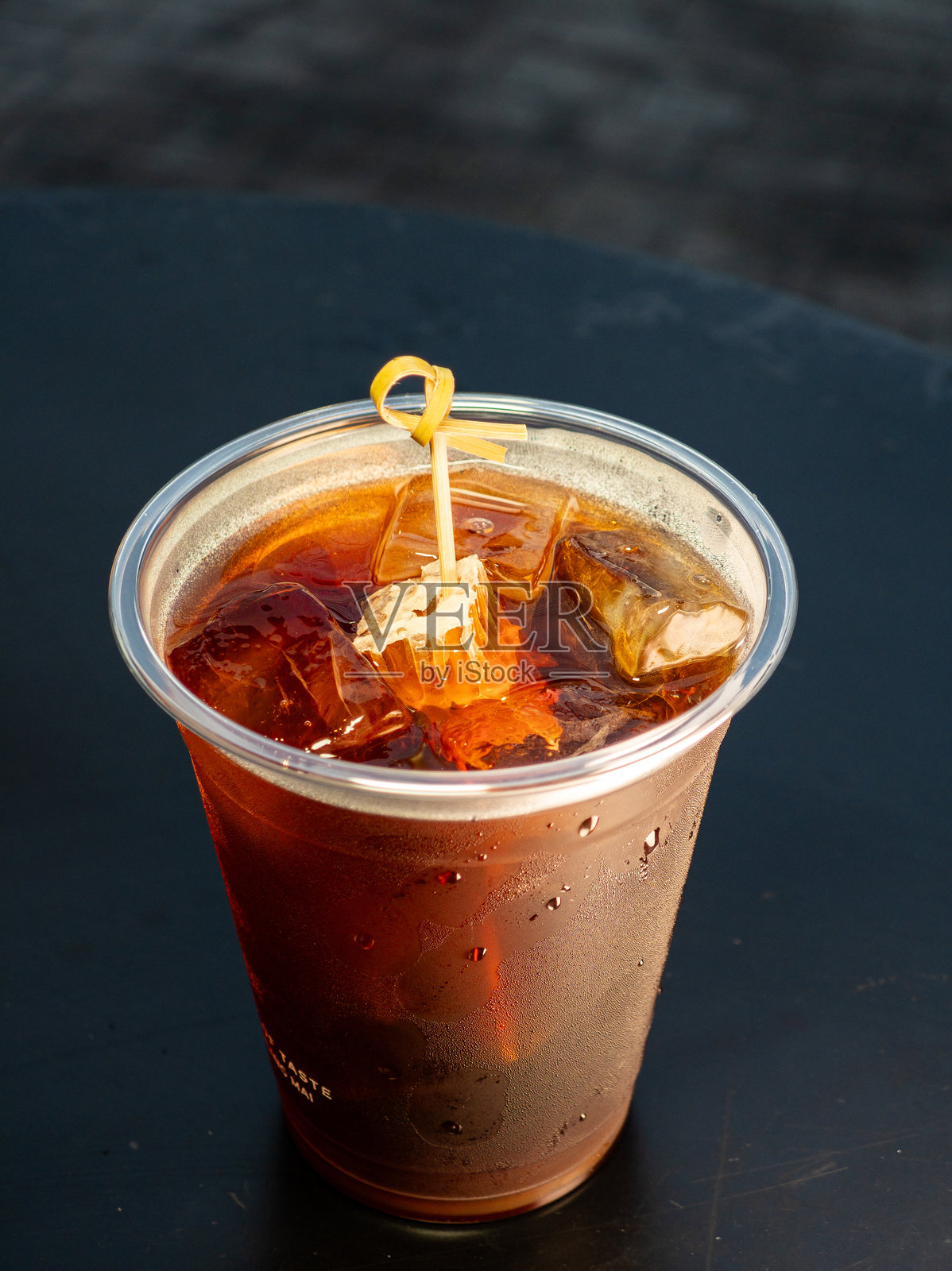 清爽的夏日咖啡饮品照片摄影图片