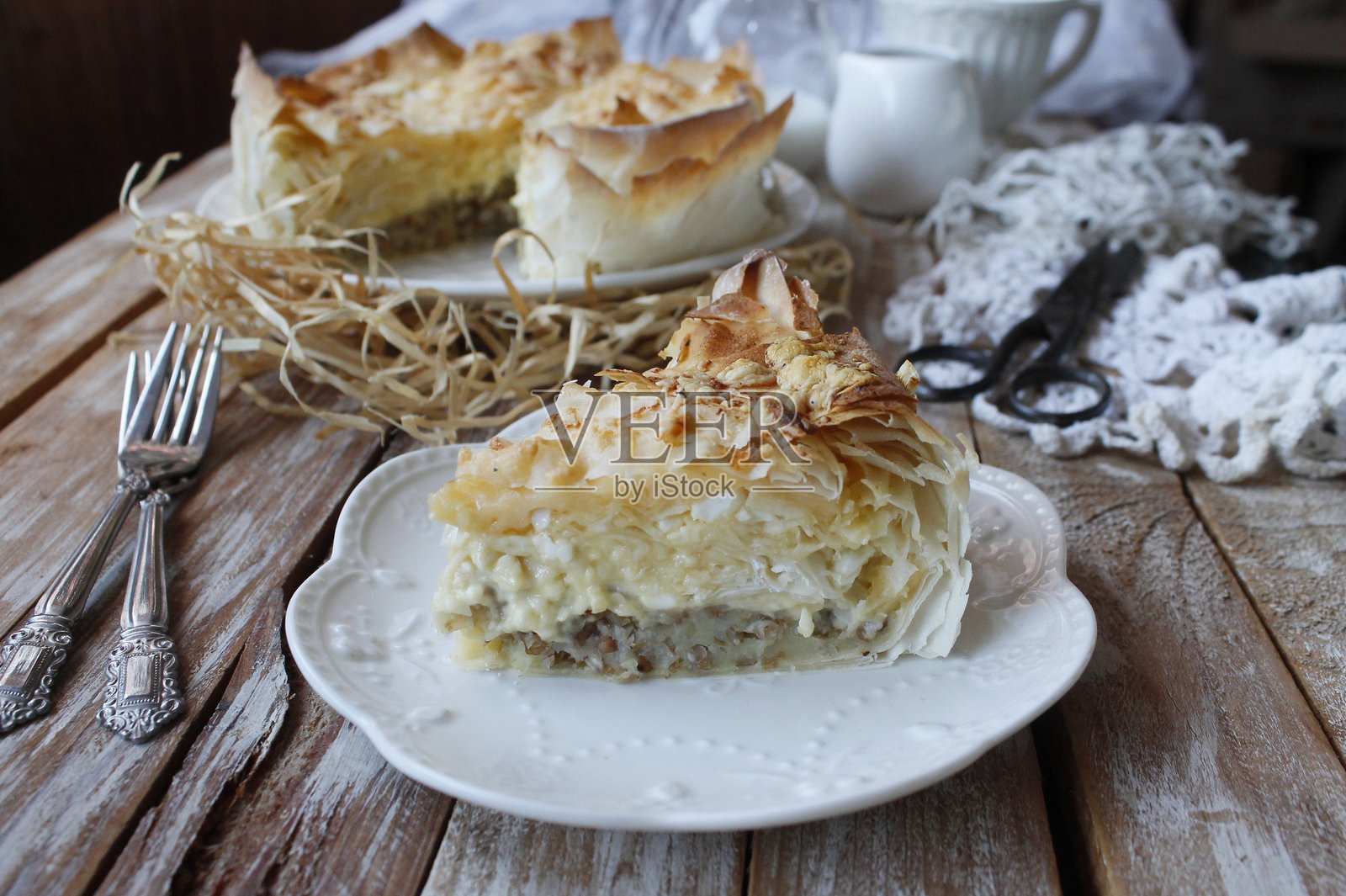 奶酪馅自制馅饼照片摄影图片