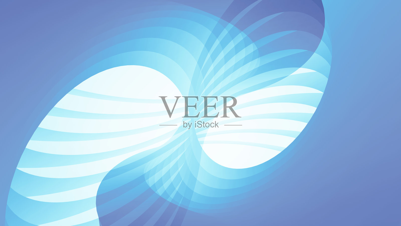 蓝色抽象背景与螺旋圆线。照片摄影图片