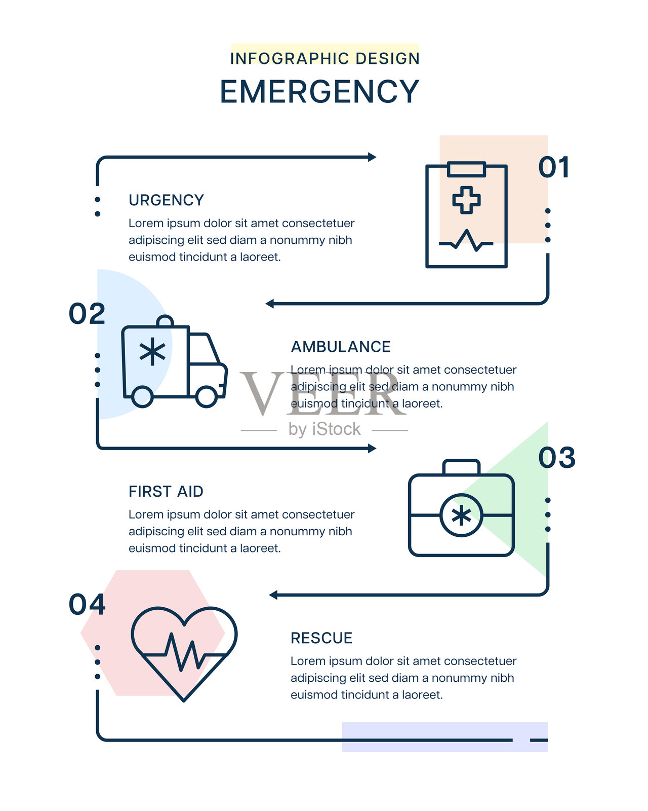 应急信息图设计插画图片素材