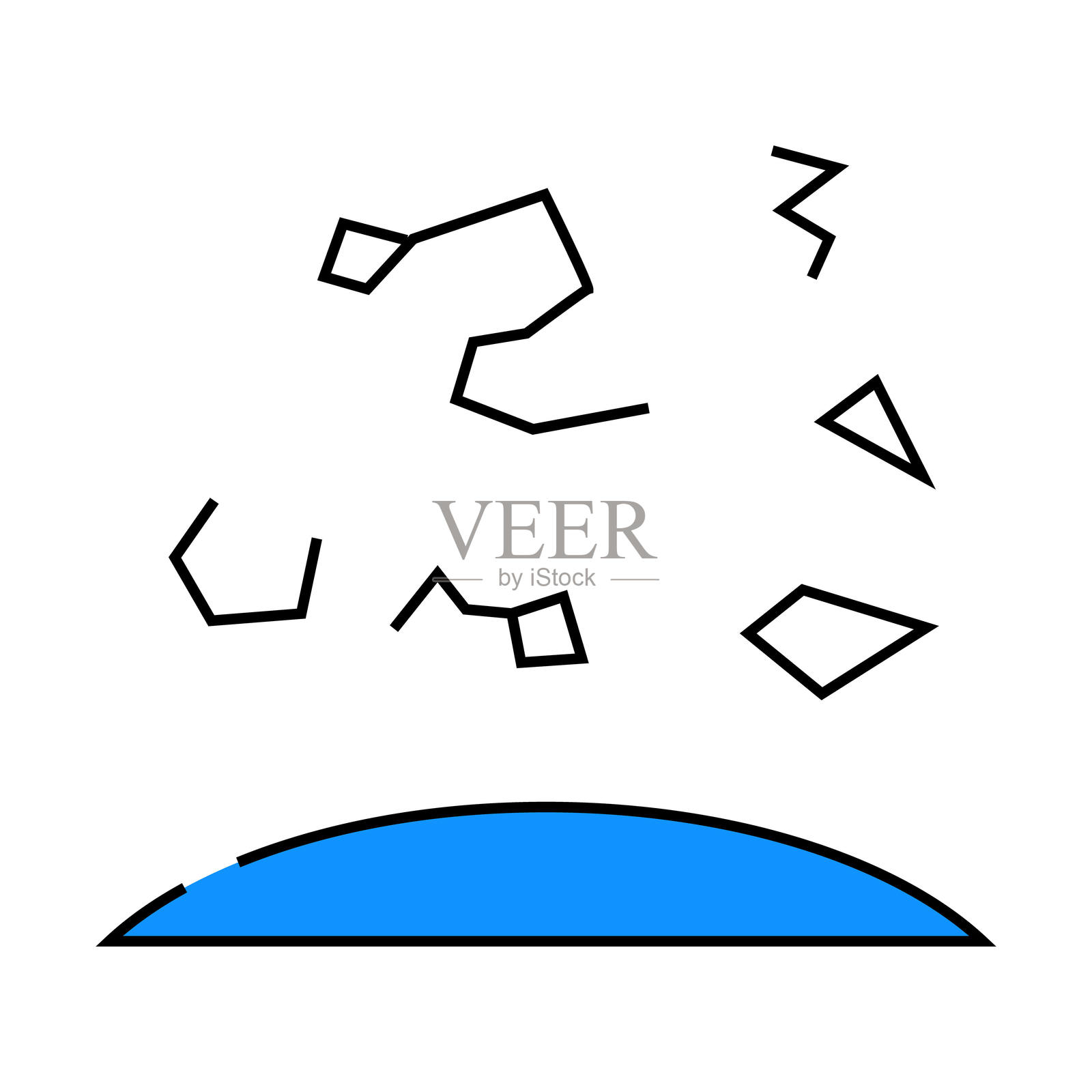 星座空间星星图标彩色插图插画图片素材