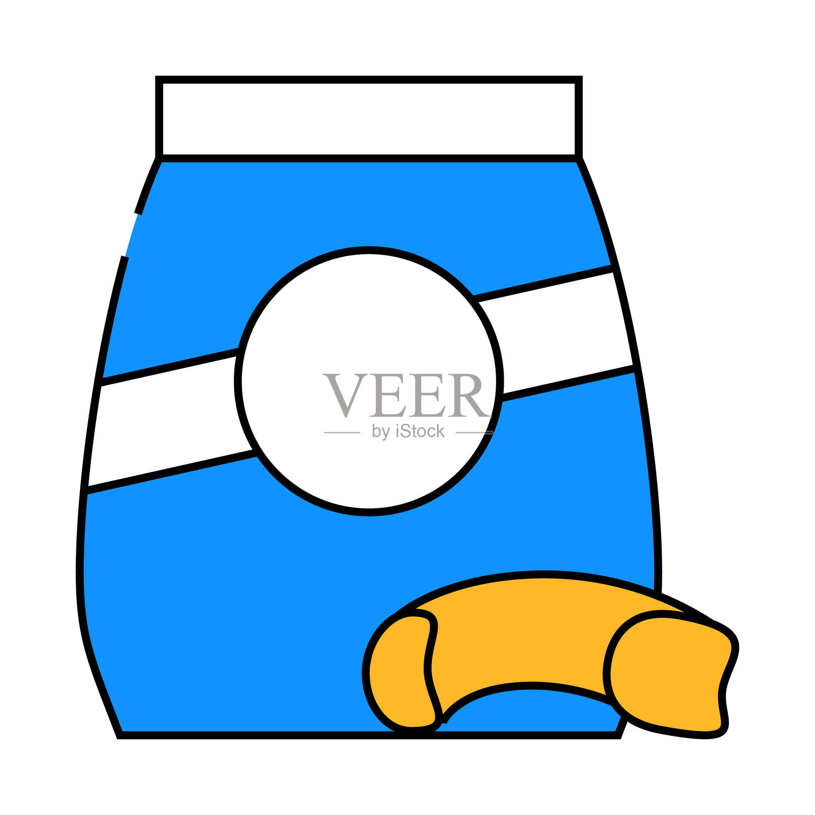 Mista意面图标彩色插图插画图片素材