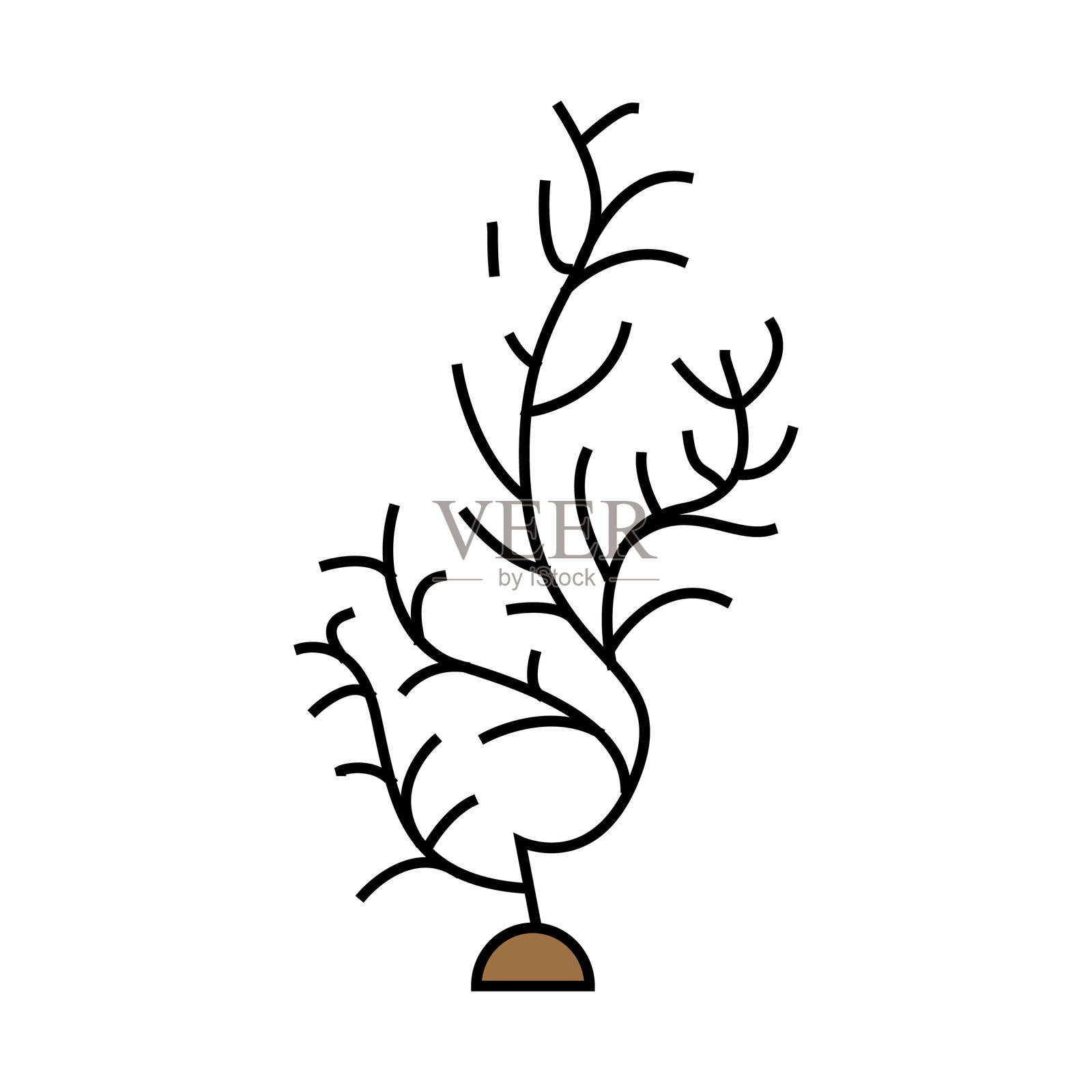 海苔图标彩色插图插画图片素材