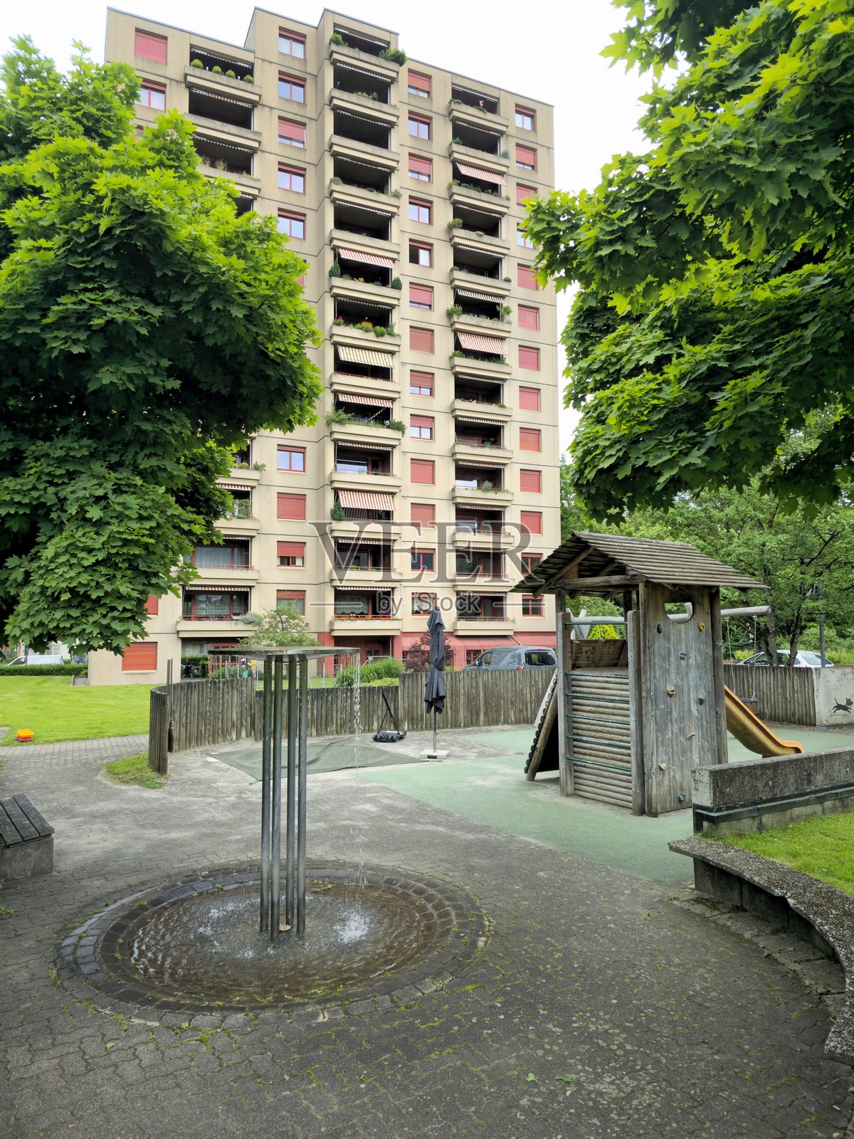 苏黎世住宅建筑照片摄影图片