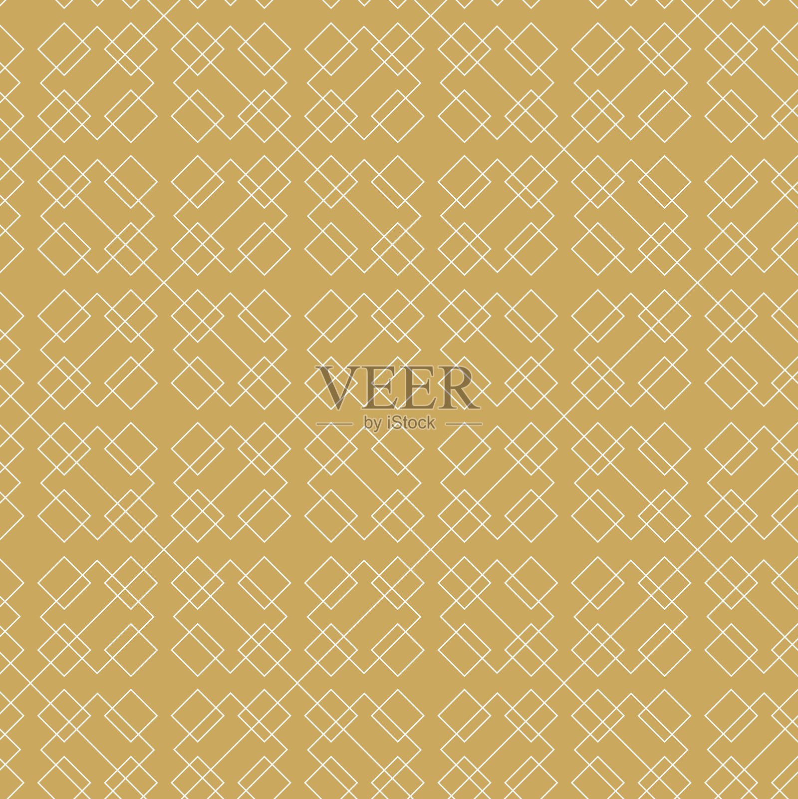 抽象的几何图案与十字，条纹，线条。无缝矢量背景。插画图片素材