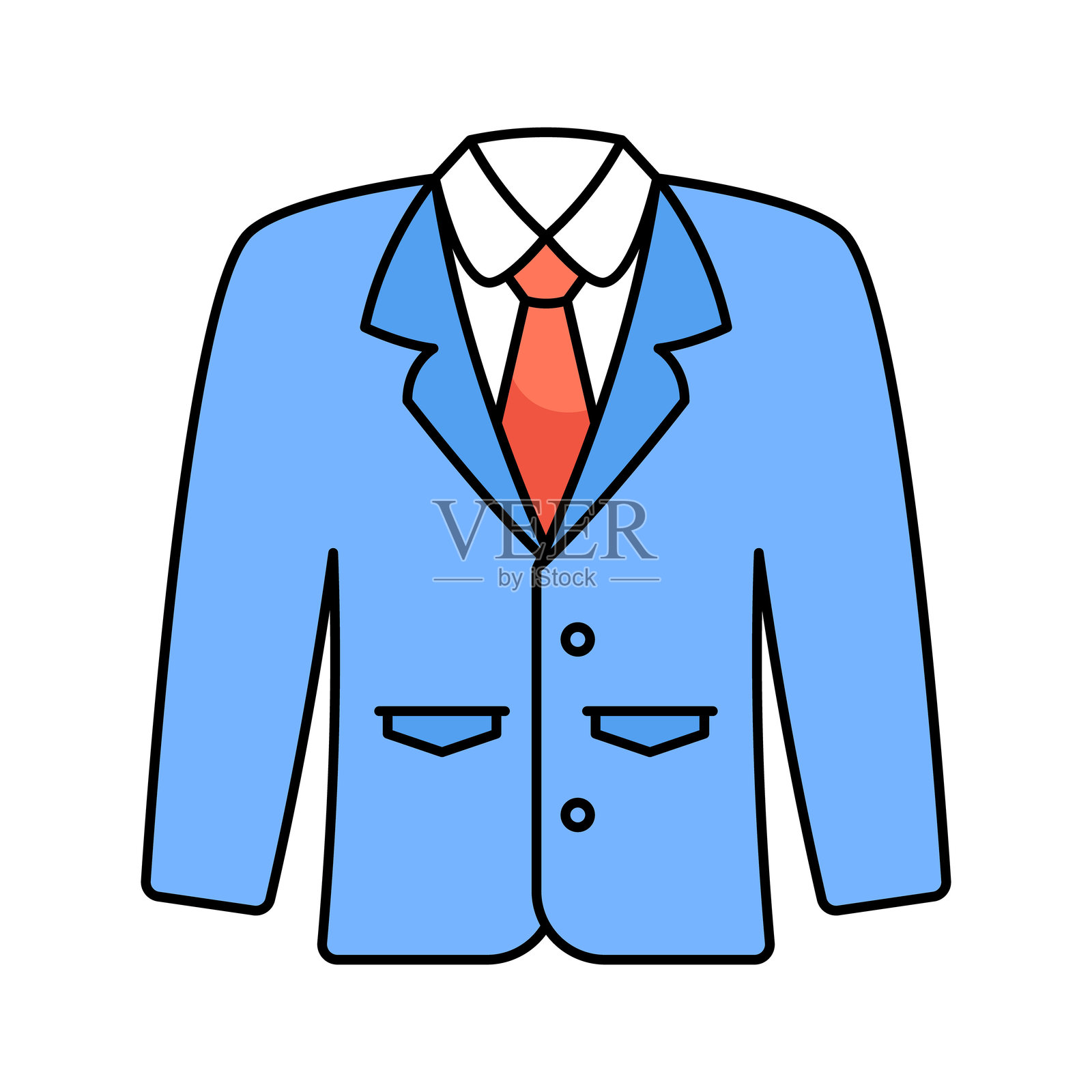 新郎礼服插画图片素材