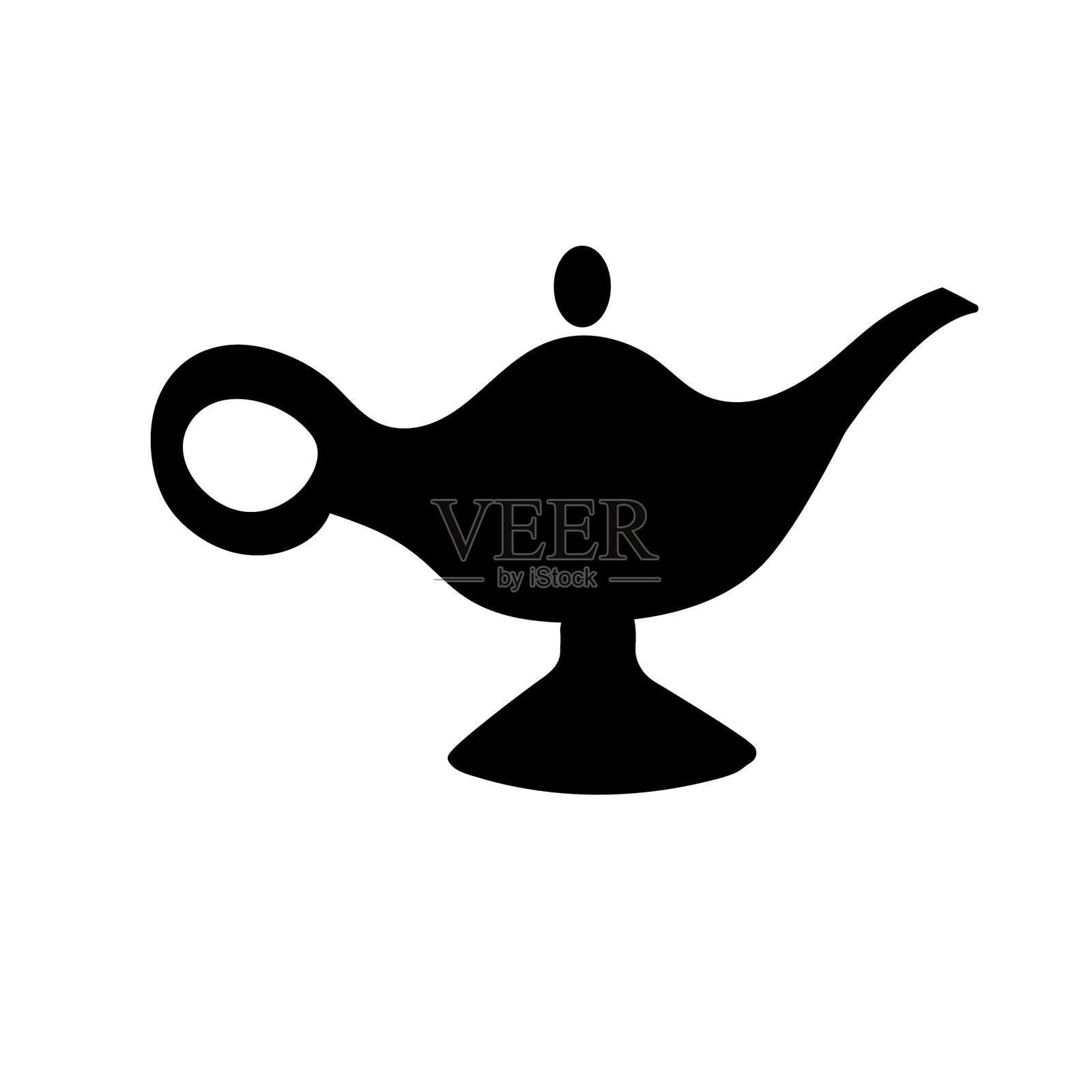 阿拉丁矢量灯图标图标图形隔离标志网页图标设计插画图片素材