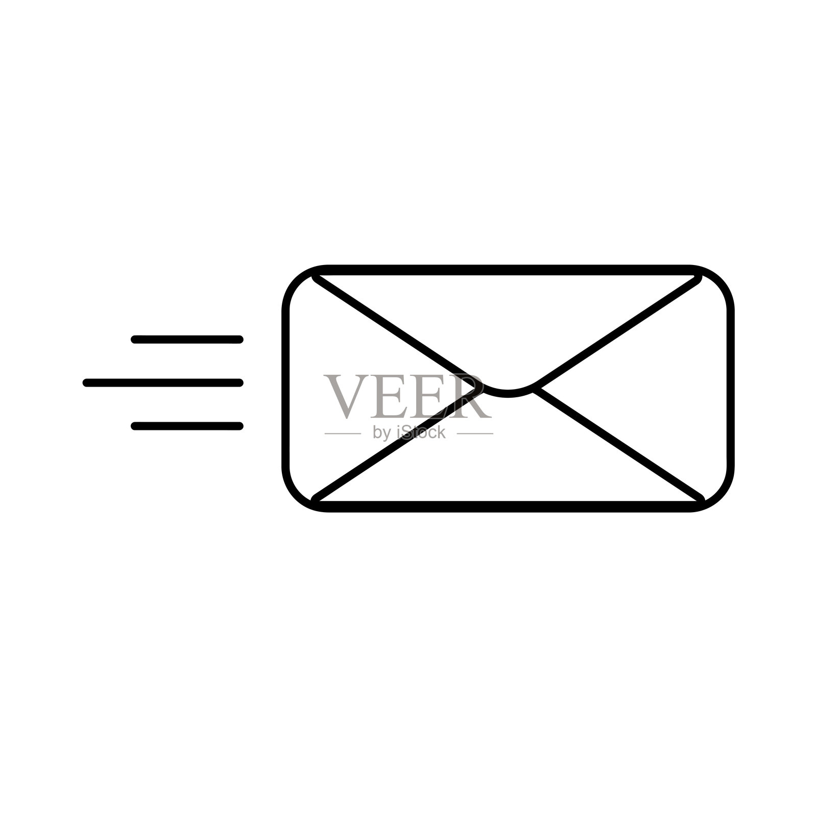 信封矢量图标符号图形隔离标志网页图标设计插画图片素材