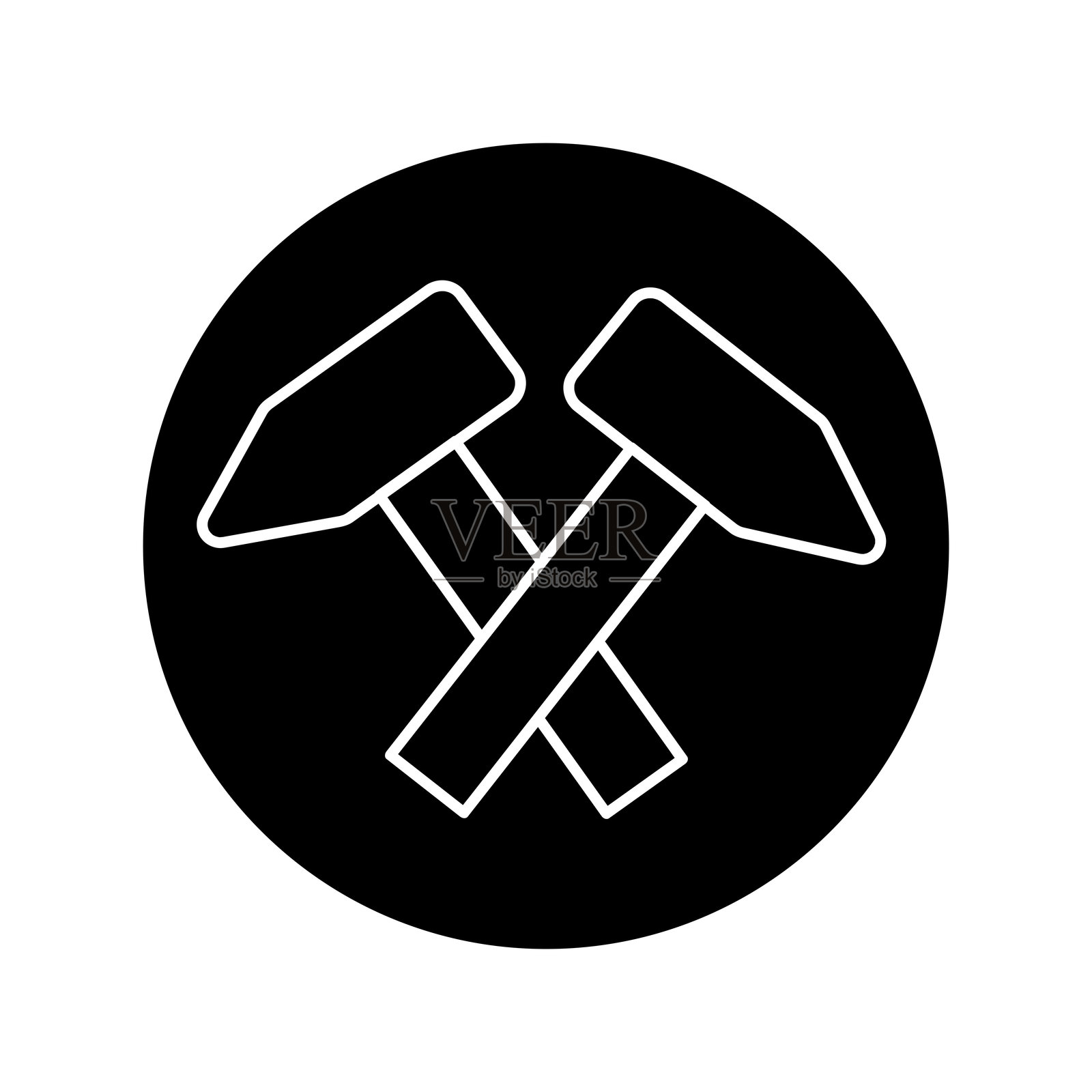 锤矢量图标图标图形隔离标志网页图标设计插画图片素材