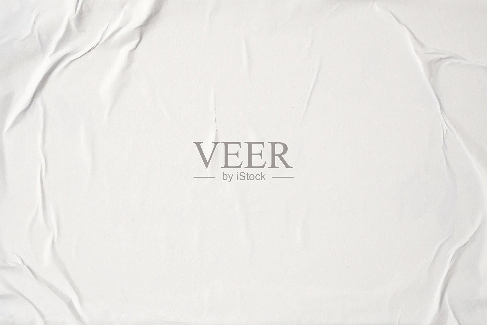 白色皱巴巴和皱巴巴的胶合纸海报纹理背景照片摄影图片