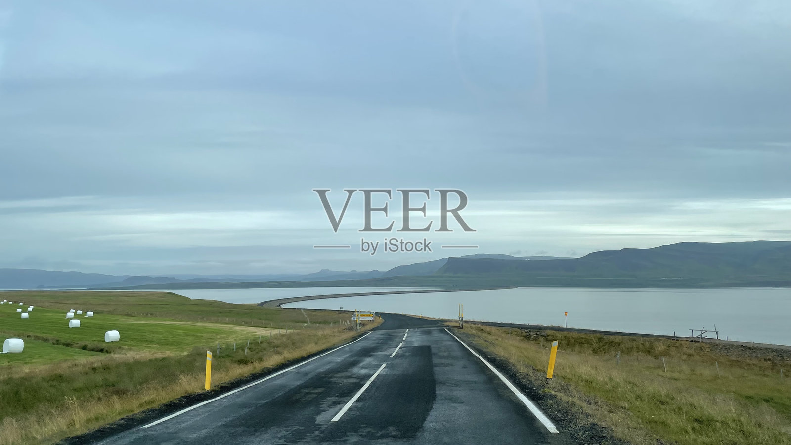 冰岛的旅游照片，典型的风景照片摄影图片