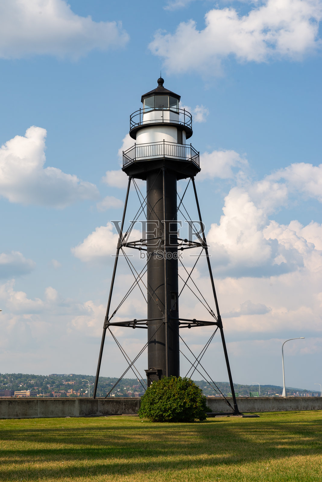 德卢斯南防波堤内光照片摄影图片