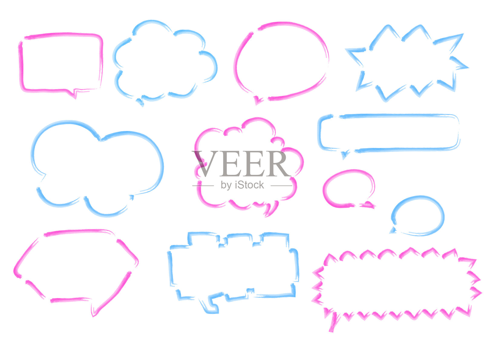 演讲的泡沫插画图片素材