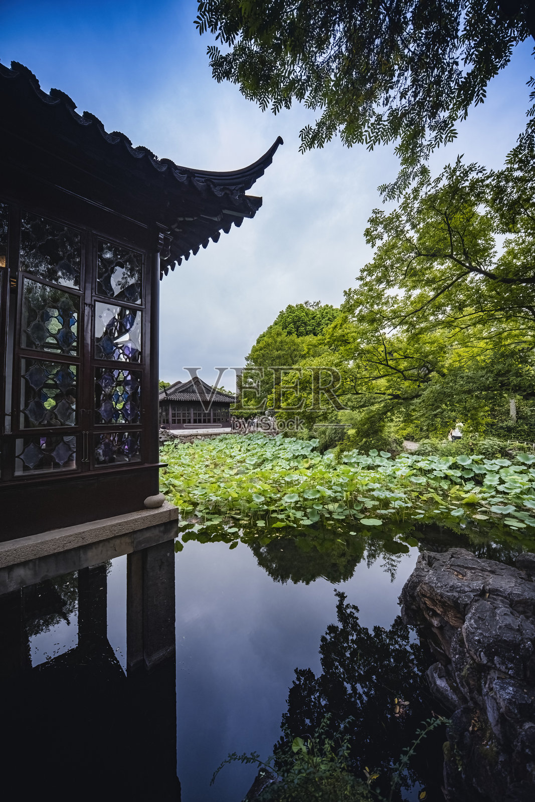 拙政园照片摄影图片