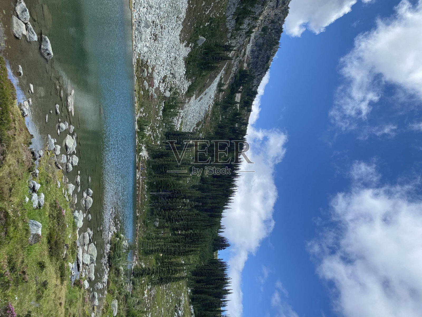 惠斯勒湖照片摄影图片