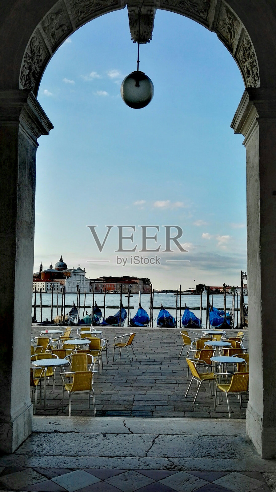 日出时的贡多拉照片摄影图片