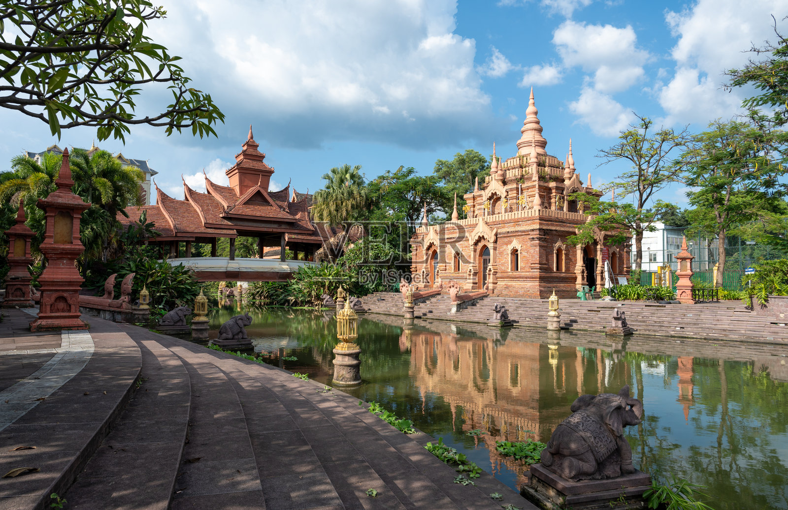 东南亚热带建筑与园林景观照片摄影图片