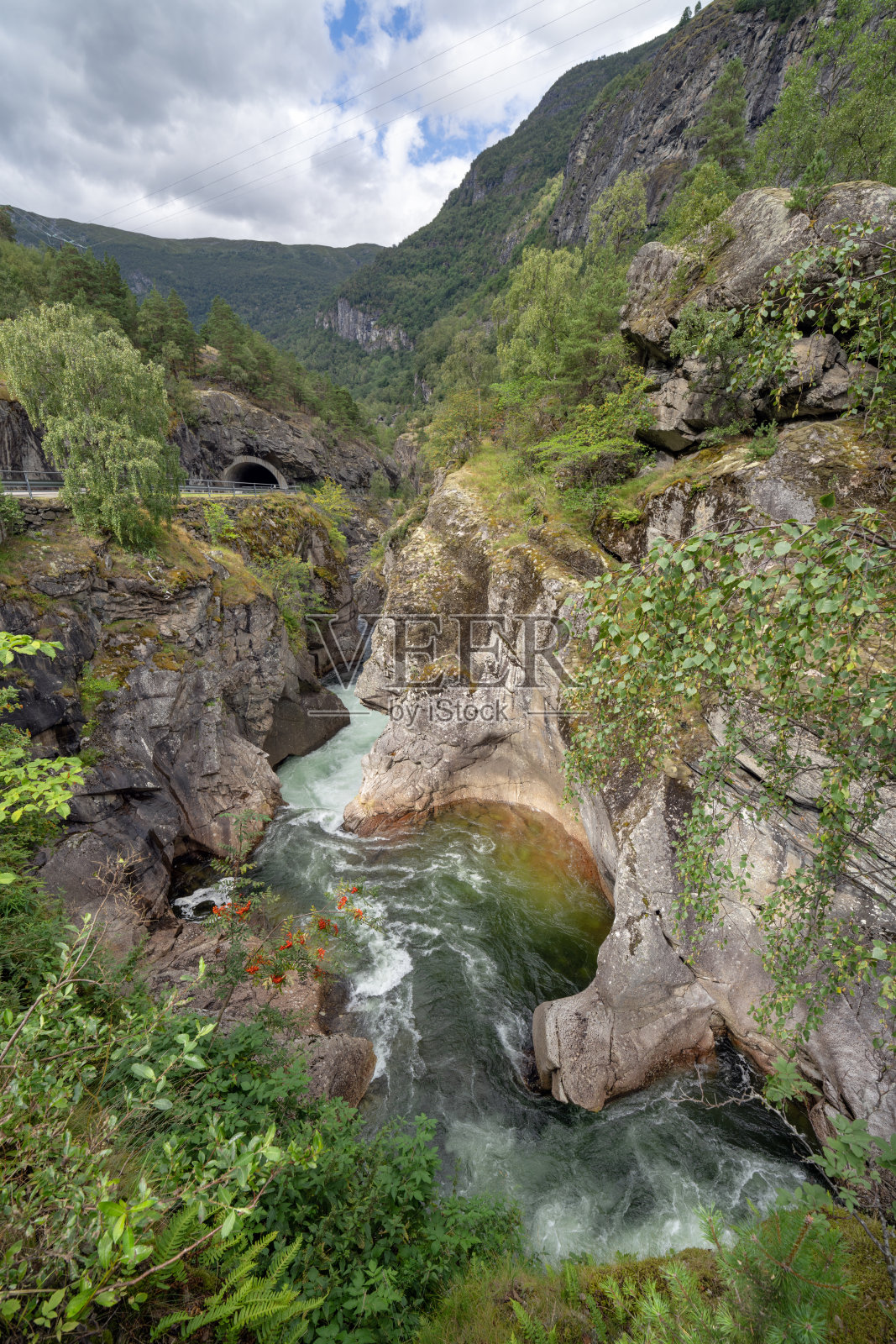 Lærdalselva, Lærdal Vestland Norway照片摄影图片