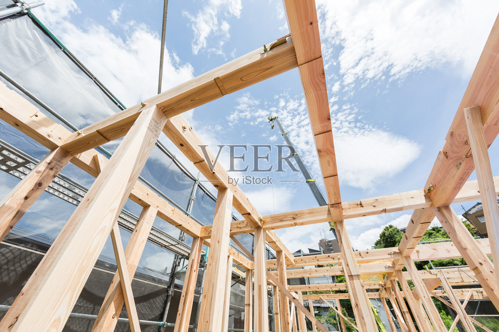 建筑施工照片摄影图片