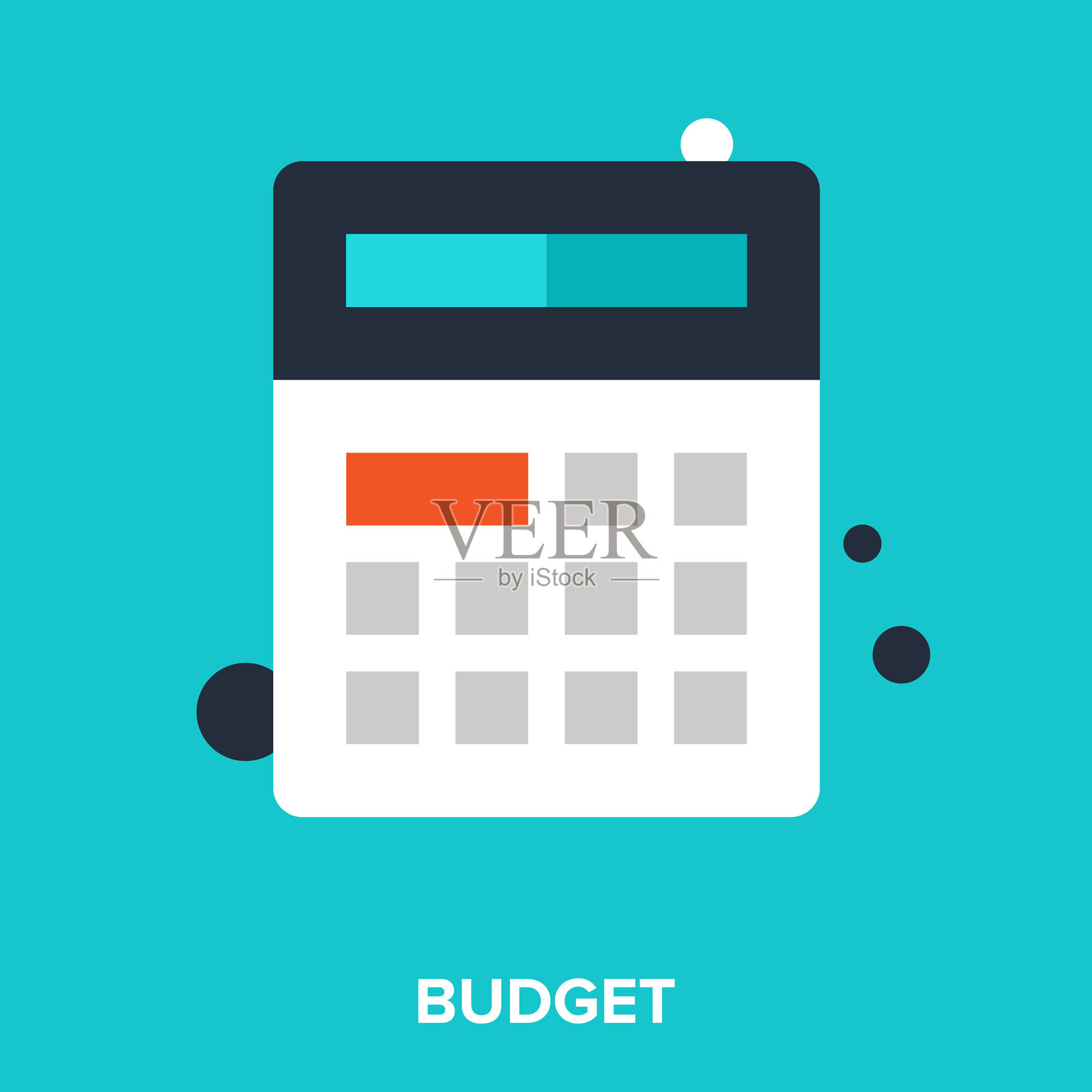 预算插画图片素材