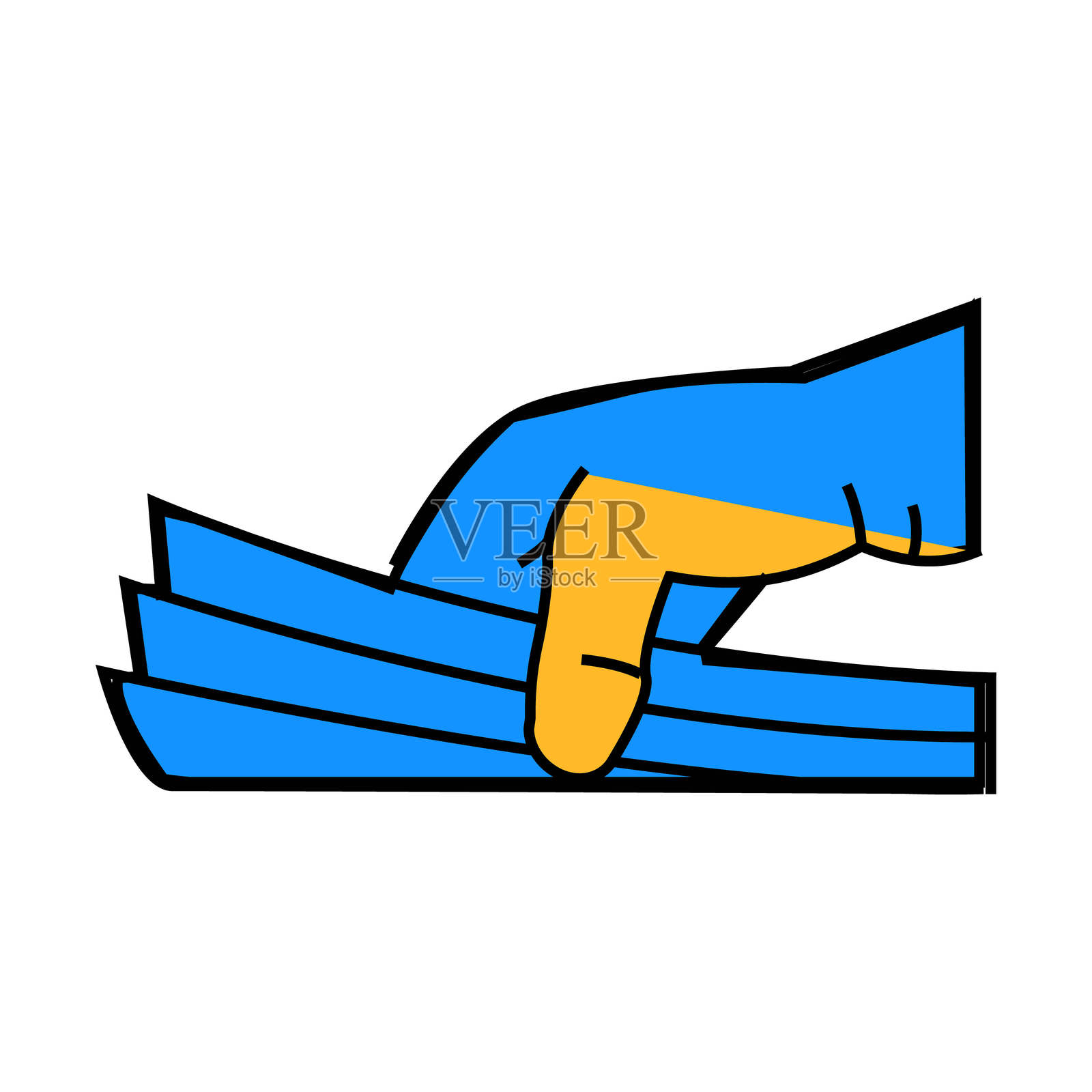 文书文件图标彩色插图插画图片素材