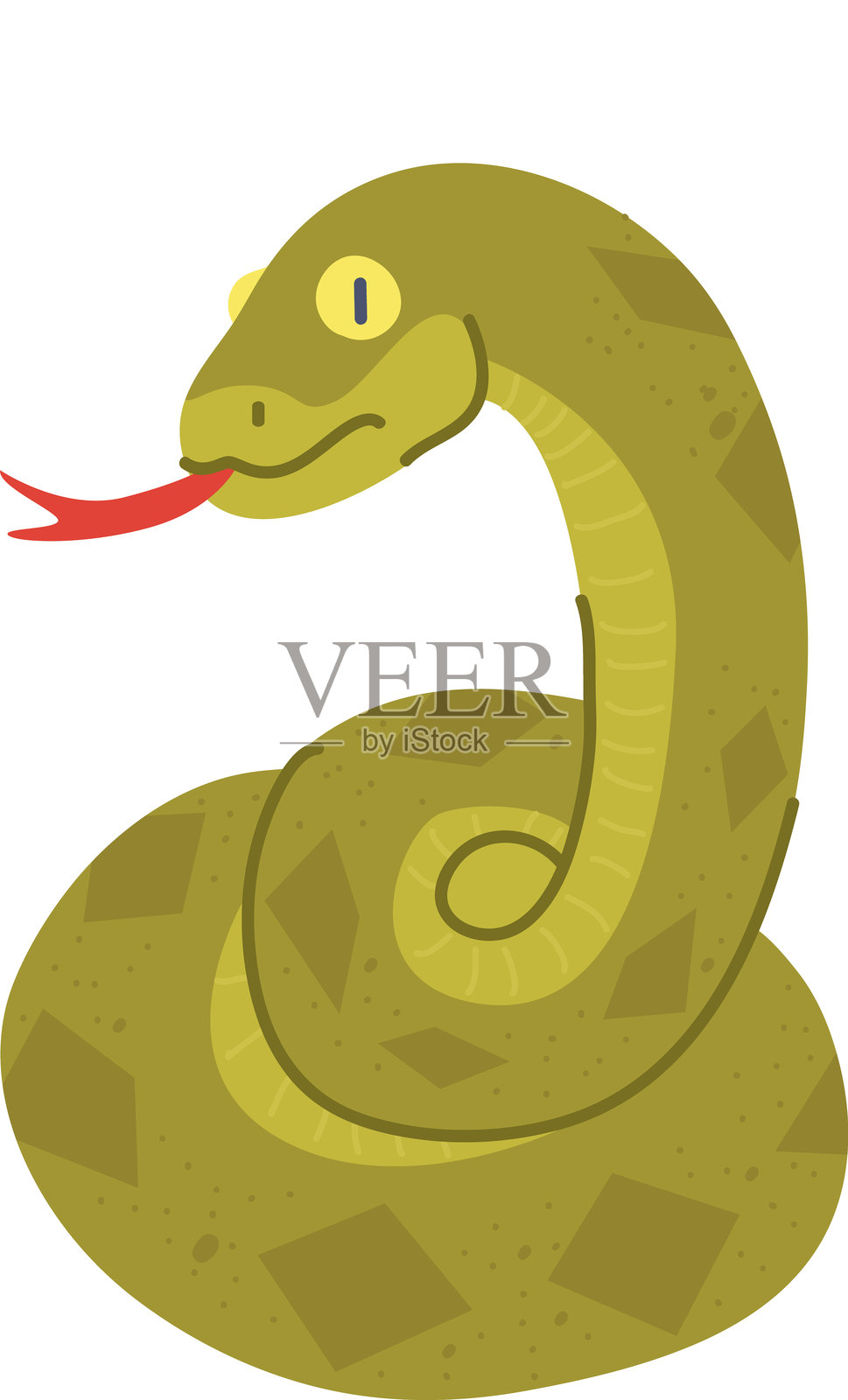 elements_012_cute_snakes_new_year_symbol_set插画图片素材