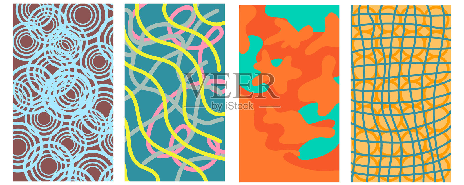 verticalabstractbacks插画图片素材