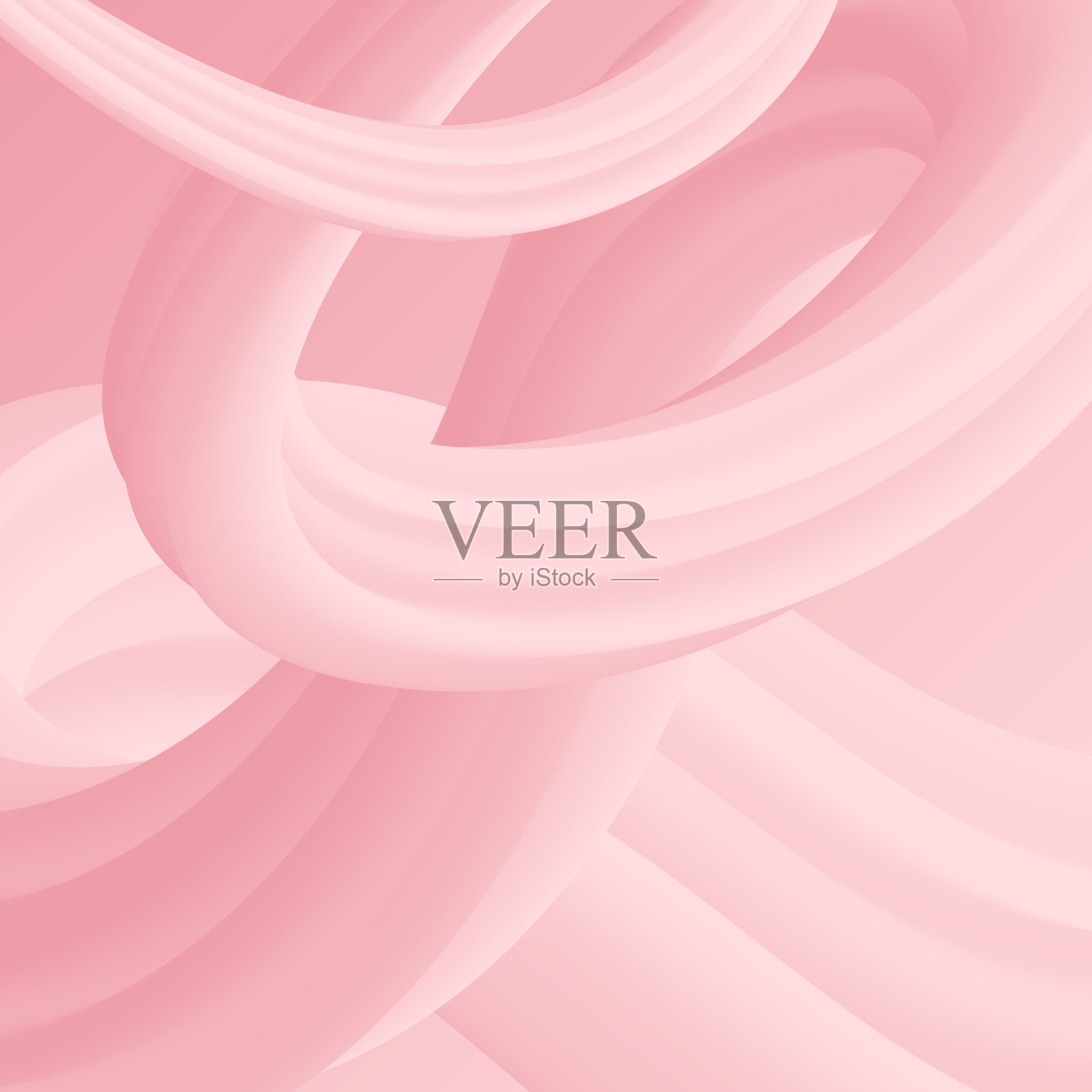 粉红色渐变的流体抽象设计-时髦的背景插画图片素材