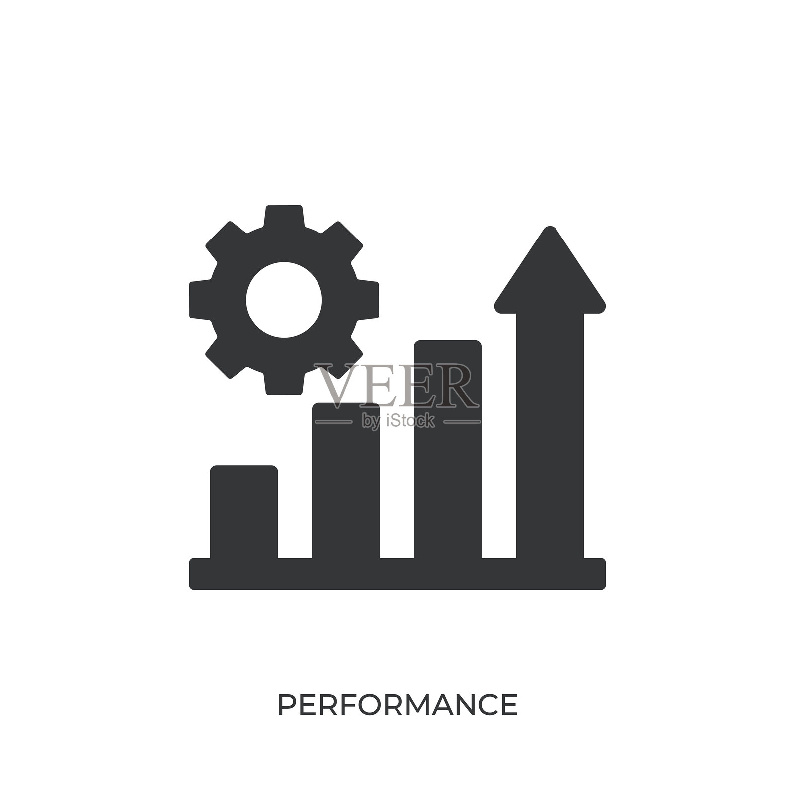 性能字形固体图标。固体图标，可以应用在任何地方，简单，像素完美和现代风格插画图片素材