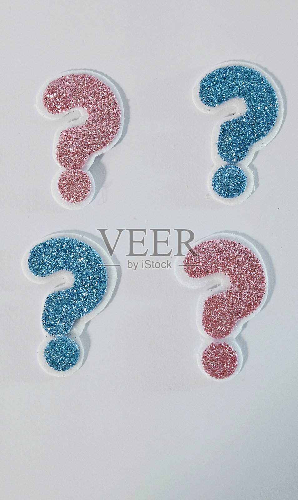 在宝宝性别揭晓派对上。照片摄影图片